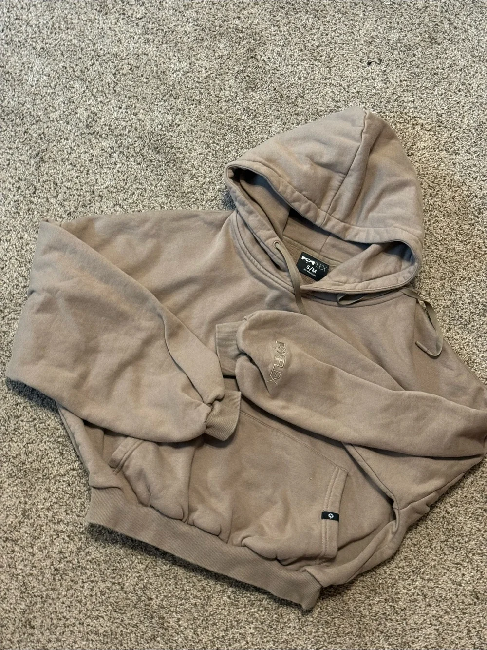 Popflex Cloud Hoodie Pullover Cropped - Picture 1 of 3
